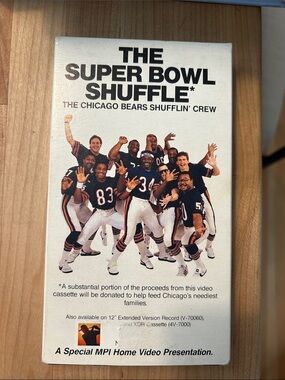 The Super Bowl Shuffle VHS - Chicago Bears Shufflin' Crew